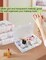 4 Pieces Tackle Box Organizer Plastic Jewelry Box with Dividers Snackle Box Charcuterie Container Bead Organizer Containers Craft Storage Organizers